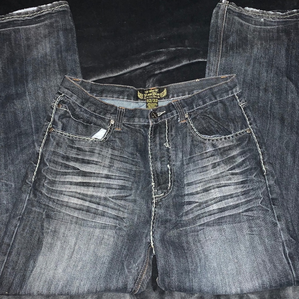 Raw Blue Jeans